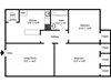 Two Bedroom, One Bath