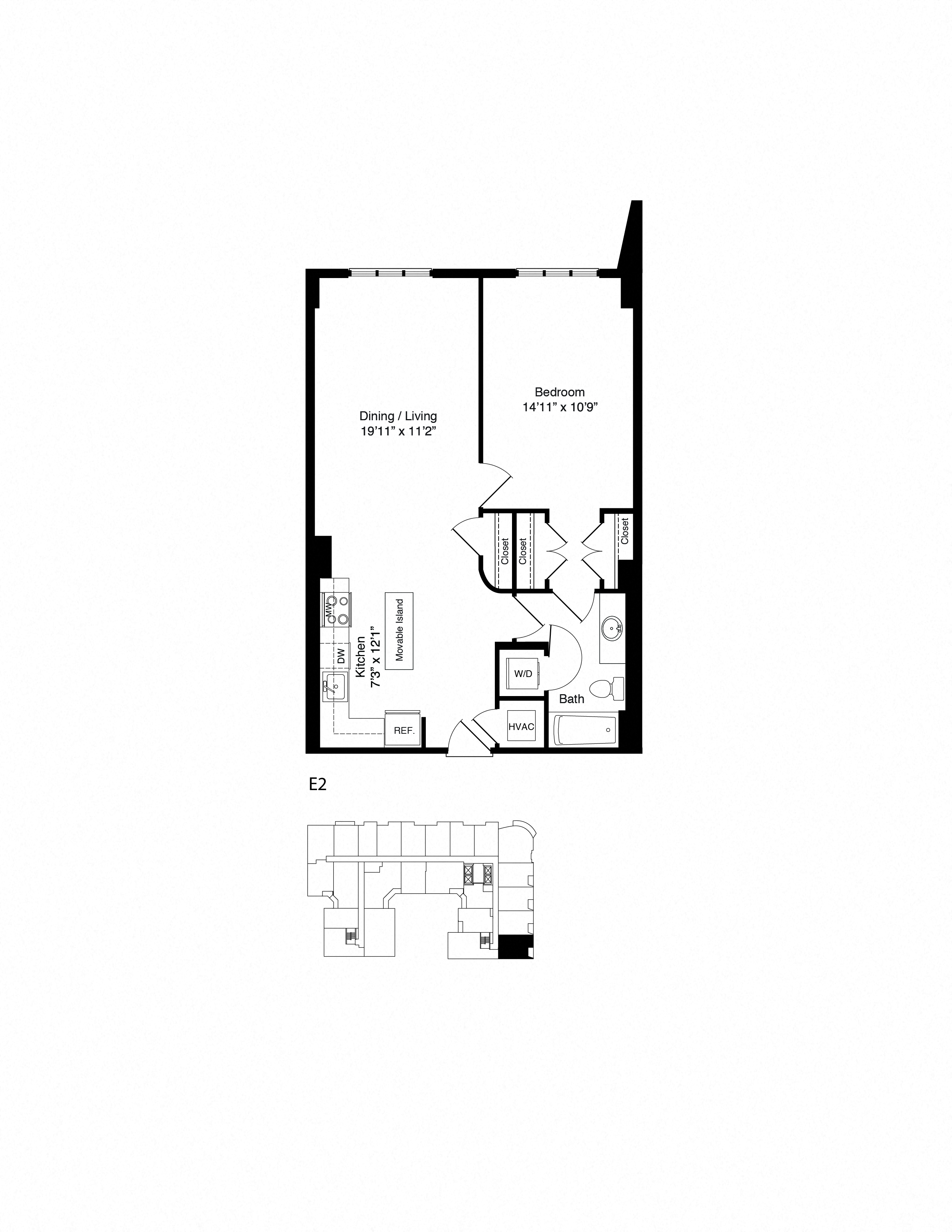 ONE BEDROOM E2