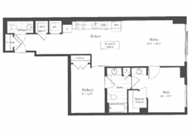 ONE BEDROOM DEN M