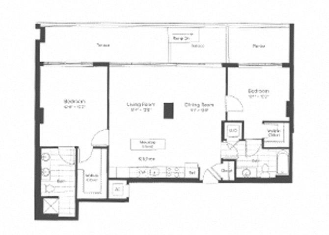 ONE BEDROOM T