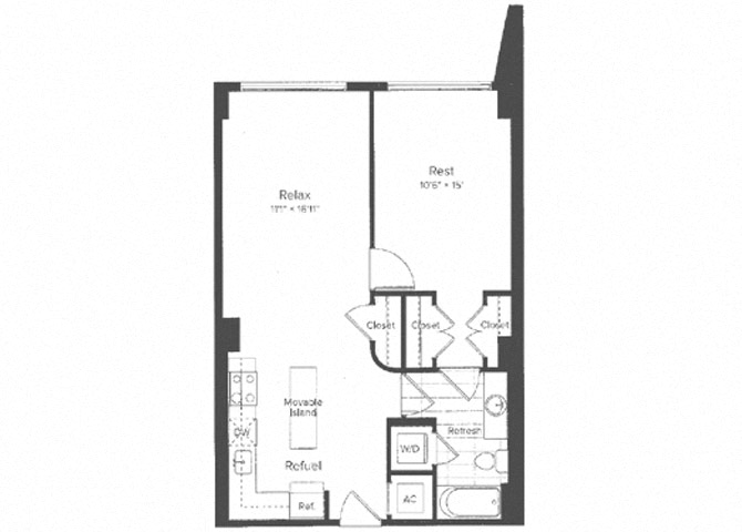ONE BEDROOM E2