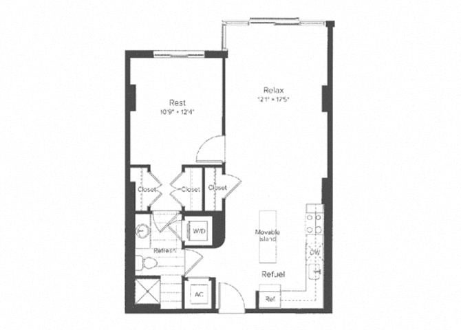 ONE BEDROOM G