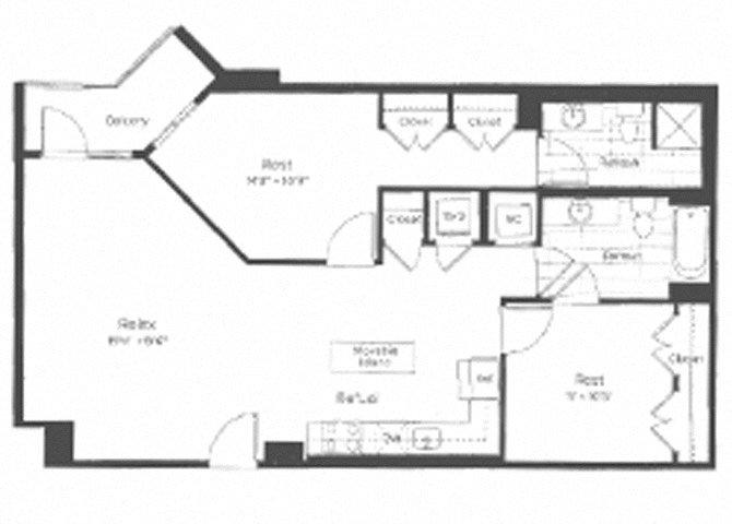 TWO BEDROOMS Q