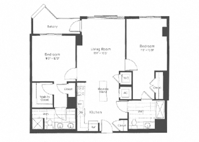 TWO BEDROOMS S1