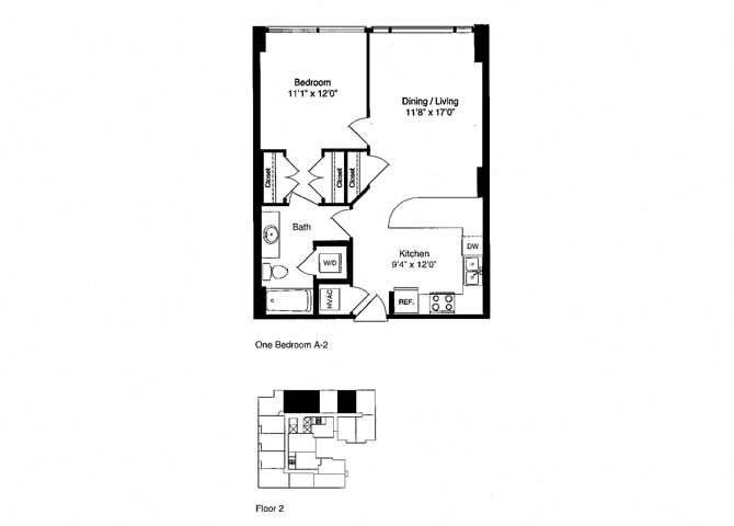 ONE BEDROOM a2