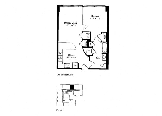 ONE BEDROOM a3