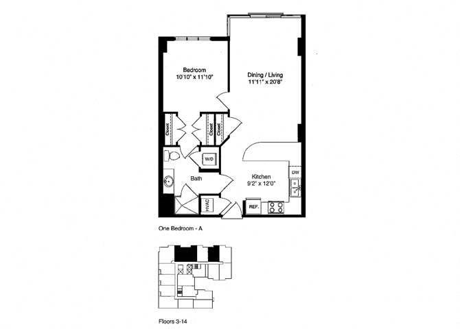 ONE BEDROOM a