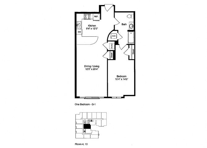 ONE BEDROOM g1
