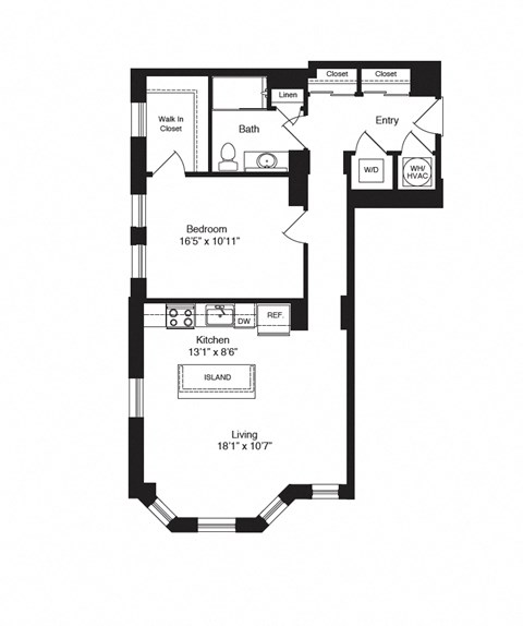 915 L Street, NW Studio-2 Beds Apartment for Rent - Photo Gallery 33