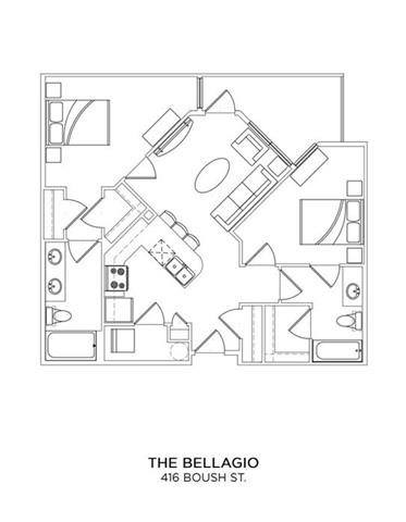 THE BELLAGIO Floor Plan 13