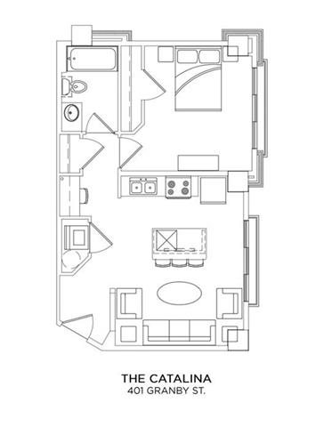 THE CATALINA Floor Plan 6