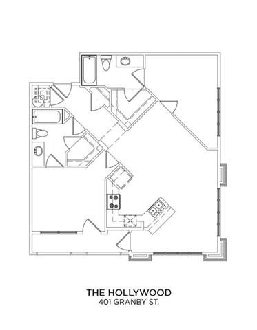 THE HOLLYWOOD Floor Plan 17