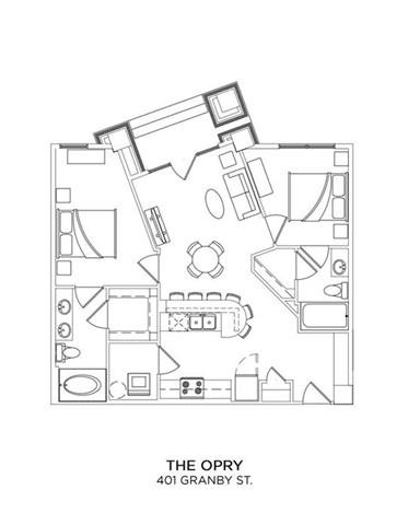 THE OPRY Floor Plan 15