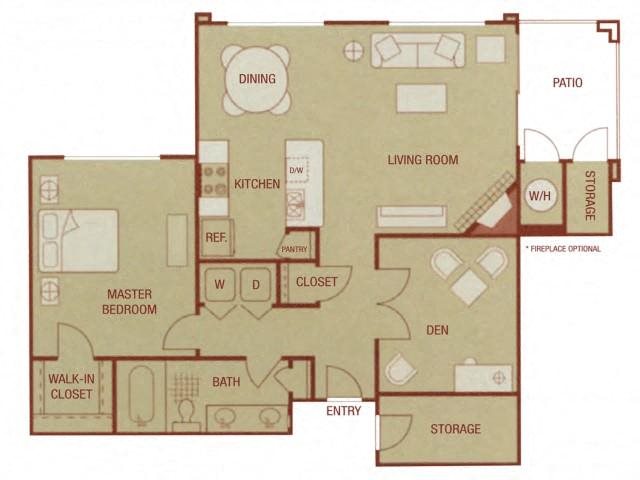 Sontera Sonoma Resort Apartments 1 bed 1 bath 916 sqft