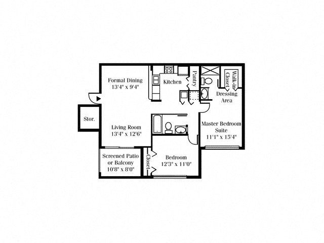 B1 two bedroom two bathroom floor plan B1 two bedroom two bathroom floor plan