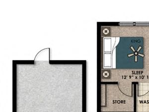 Bouganvilla with garage 1, two bedroom two bathroom floor plan Bouganvilla with garage 1, two bedroom two bathroom floor plan