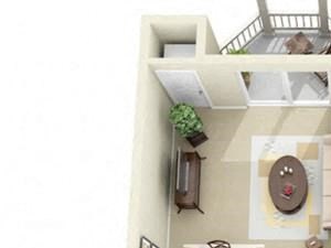 One Bedroom Apartment Style A Floor Plan