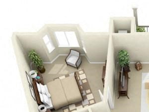 Two Bedroom Style B Apartment Floor Plan