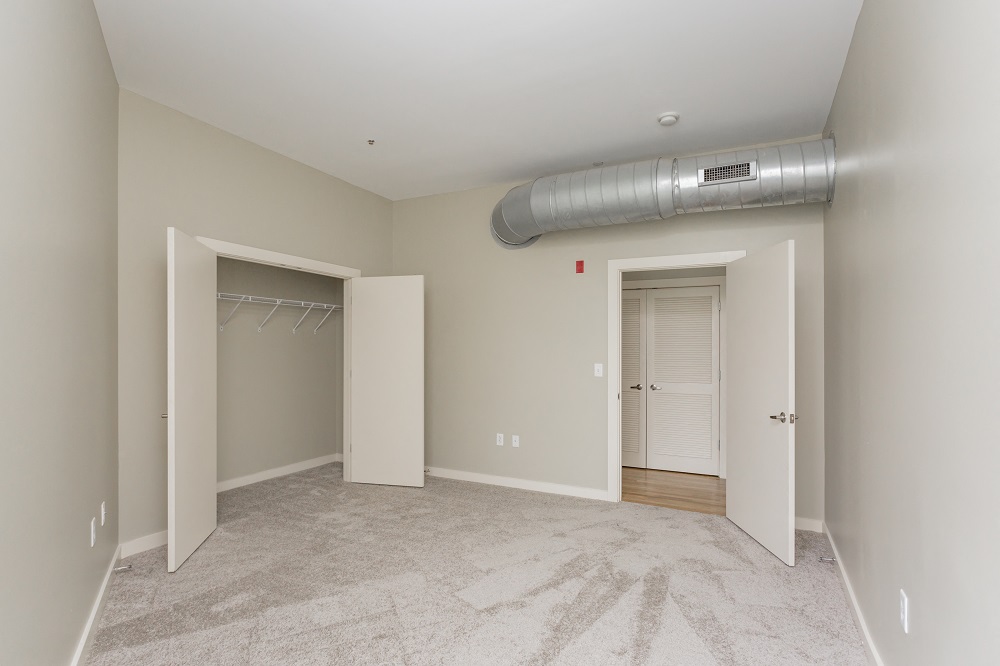 Gale Lofts Bedroom and Open Closet