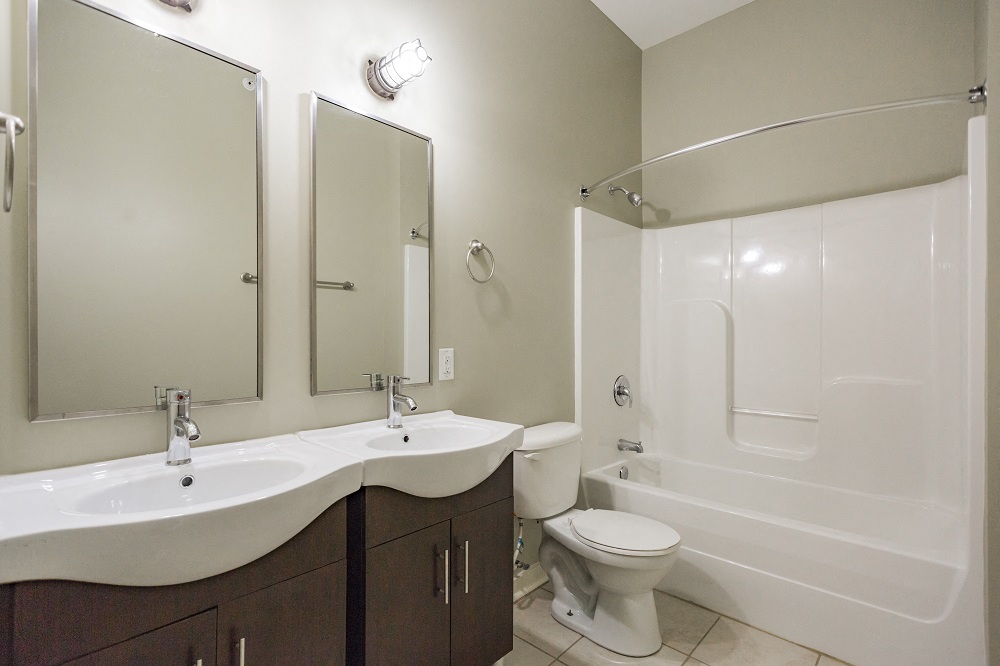 Gale Lofts Double Vanity Bathroom