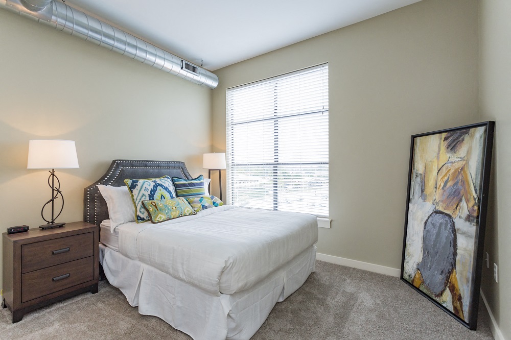 Lofts in Nashville TN - Gale Lofts - Bedroom with Plush Carpeting