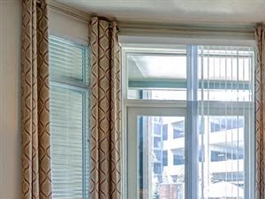 Living Room with Tall Windows Luxury North Nashville Apartments for Rent