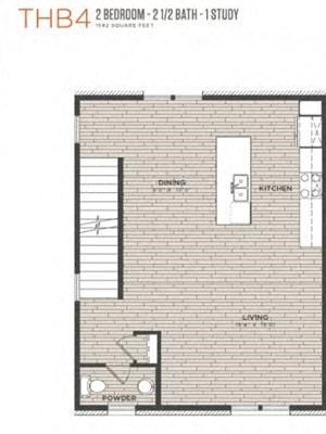 Luxury Apartments for Rent in Dallas, Texas Two story two bedroom, two and a half bath with parking garage.