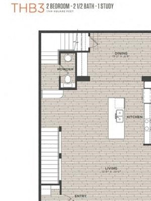 Luxury Apartments for Rent in Dallas, Texas Two story two bedroom, two bath with parking garage and dining room.