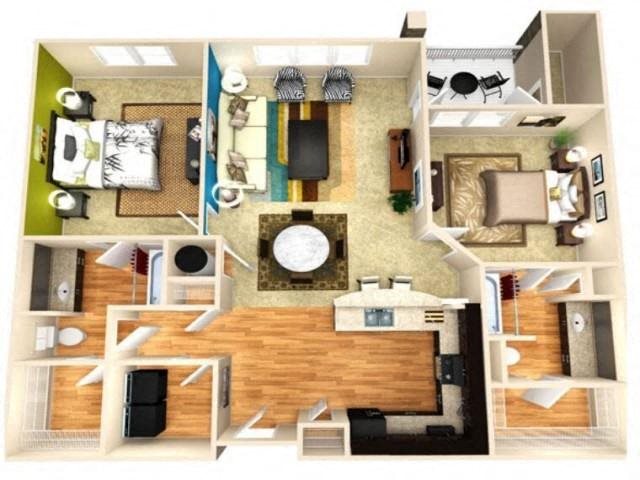 Apartments for Rent in McKinney, Texas Two bedroom, two bath with dining room and private patio