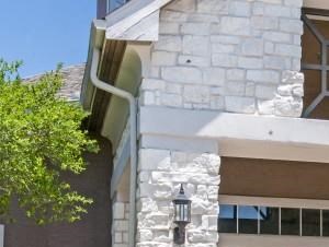Leasing office entrance from future resident parking