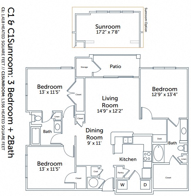 Suite A Floorplan