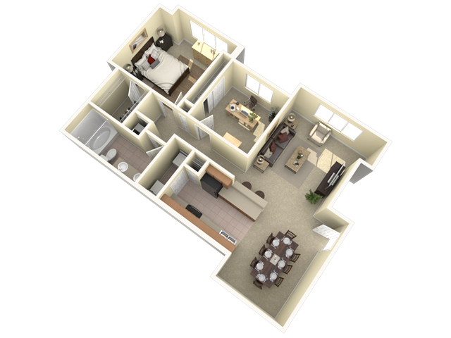 Kingston | 1 Bedroom | 1 Bath | 998 SF
