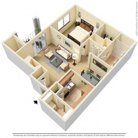 Providence | 1 Bedroom | 1 Bath | 765 SF