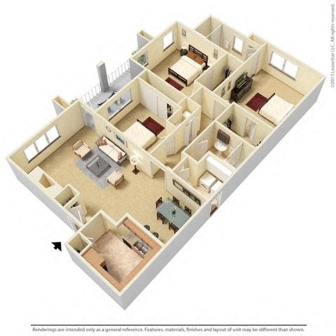 Warwick | 3 Bedroom | 2 Bath | 1530 SF