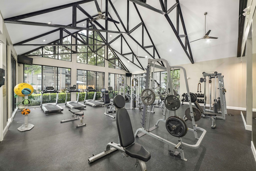 the gym at the m on hennepin apartments