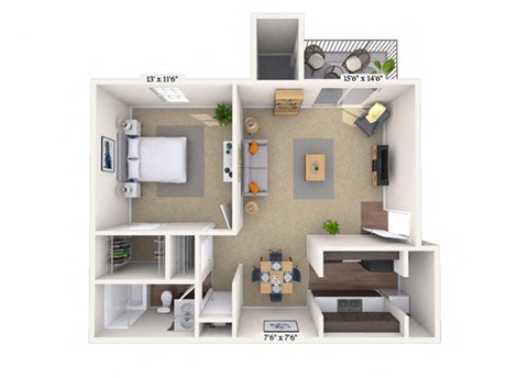 150 Howell Circle 1-2 Beds Apartment for Rent - Photo Gallery 15