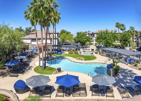 a view of a swimming pool at the resort at reunion