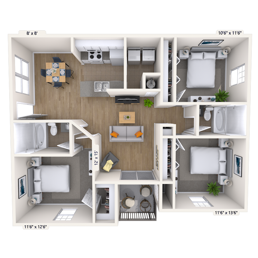 1850 Providence Lakes 1-3 Beds Apartment for Rent - Photo Gallery 13