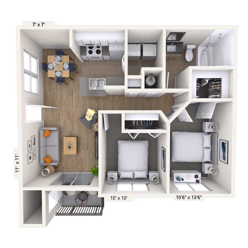 1850 Providence Lakes 1-3 Beds Apartment for Rent - Photo Gallery 12