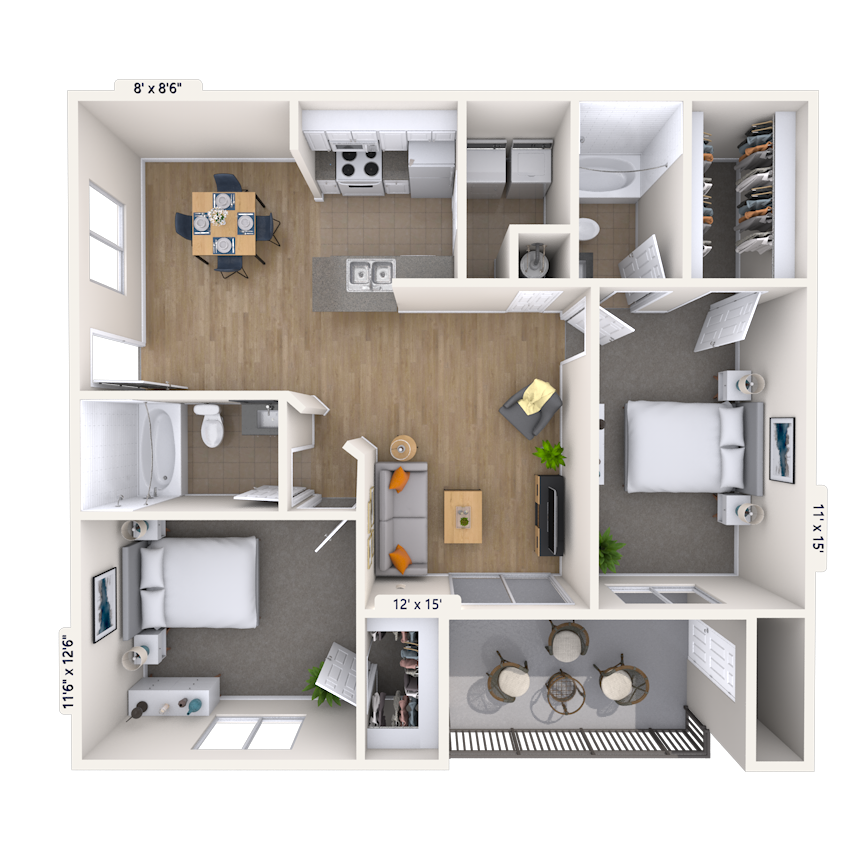 1850 Providence Lakes 1-3 Beds Apartment for Rent - Photo Gallery 11