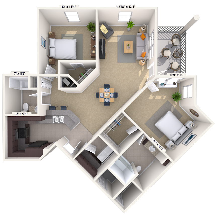 1050 Colonial Grand Lane 1-3 Beds Apartment for Rent - Photo Gallery 36