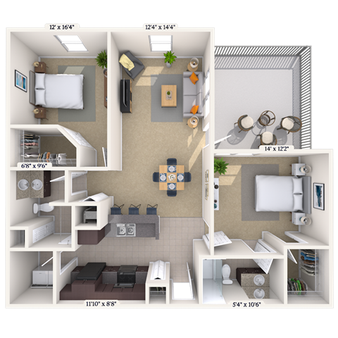 1050 Colonial Grand Lane 1-3 Beds Apartment for Rent - Photo Gallery 35