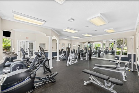 the gym at the estates apartments