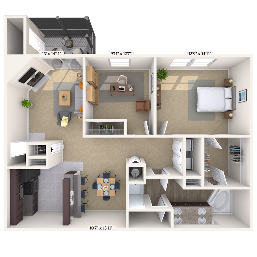 1105 Ft. Clarke Blvd. 1-3 Beds Apartment for Rent - Photo Gallery 18