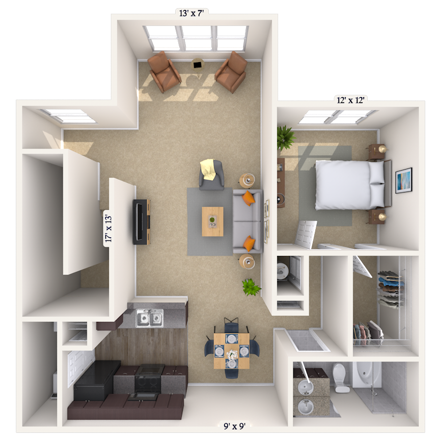 2100 Farm Springs Road 1-3 Beds Apartment for Rent - Photo Gallery 16