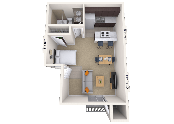 11001 Old St. Augustine Rd. Studio-3 Beds Apartment for Rent - Photo Gallery 16