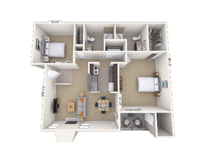 11001 Old St. Augustine Rd. Studio-3 Beds Apartment for Rent - Photo Gallery 22