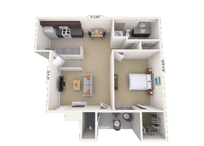 11001 Old St. Augustine Rd. Studio-3 Beds Apartment for Rent - Photo Gallery 19