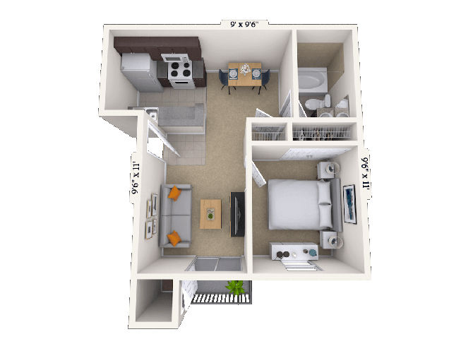 11001 Old St. Augustine Rd. Studio-3 Beds Apartment for Rent - Photo Gallery 17