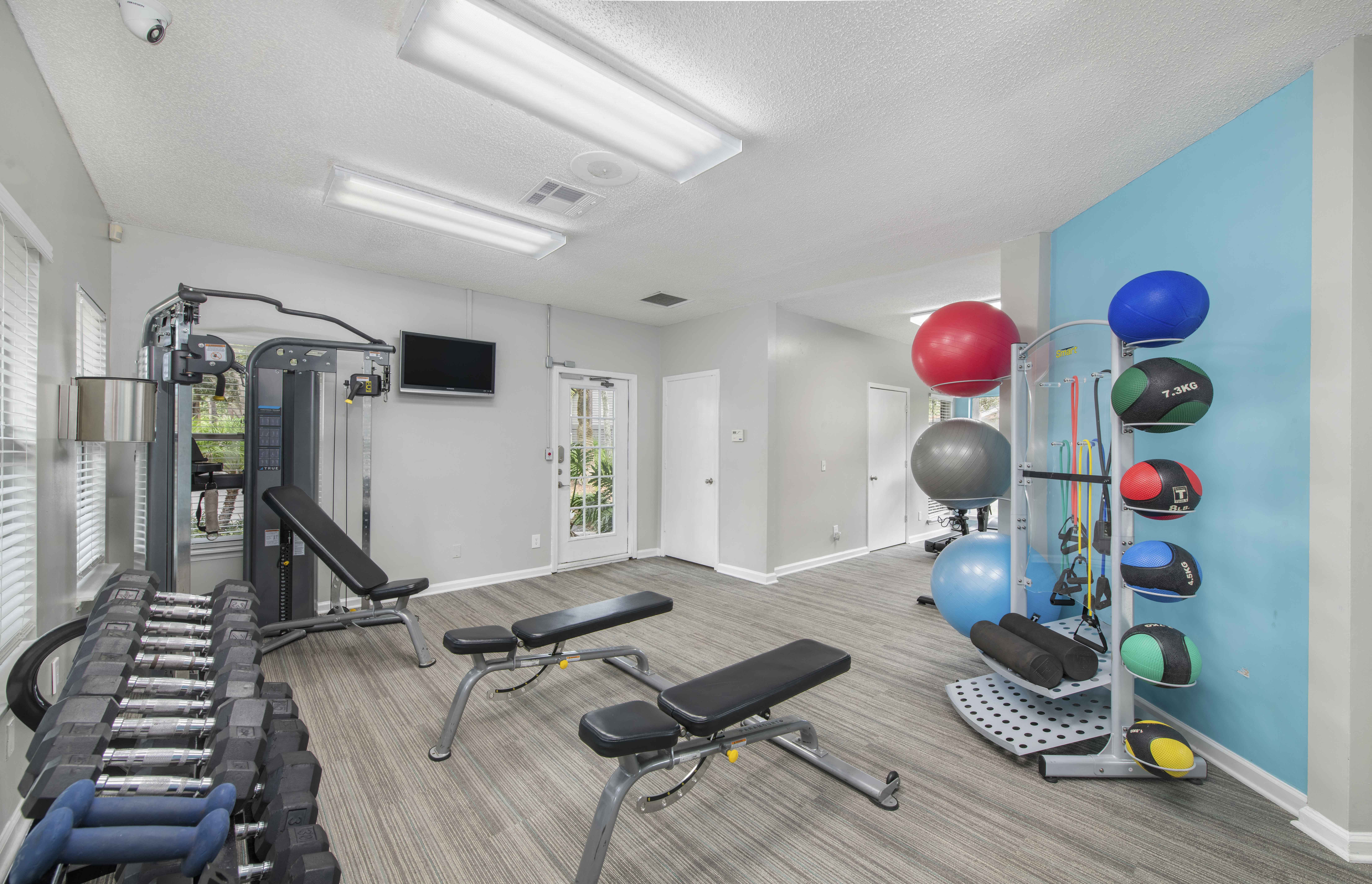 the preserve at ballantyne commons fitness room